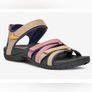 TEVA WOMEN'S TIRRA SANDAL, LIGHT EARTH MULTI, 8.5